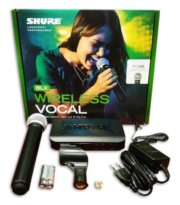 MICROFONO INALAMBRICO DE MANO SHURE BLX24/PG58 - Imagen 2