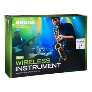 SHURE BLX14R/B98-J11 Sistema inlambrico con microfono para instrumento, receptor para rack