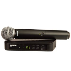 SHURE BLX24/SM58-J11 Sistema inalámbrico con micrófono de mano para voz