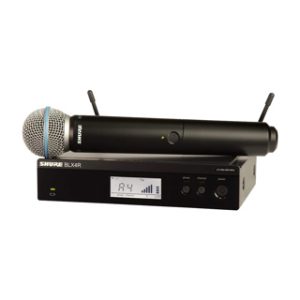 SHURE BLX24R/B58-J11 Sistema inalambrico con microfono de mano para voz, receptor para rack