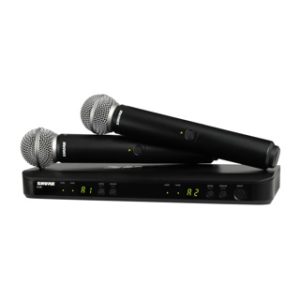 SHURE BLX288/SM58-J11 Sistema inalámbrico doble con dos micrófonos de mano para voz